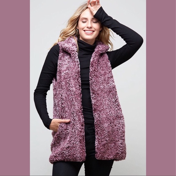 🆕5⭐️Best Seller Teddy Faux Vest - Picture 3 of 5